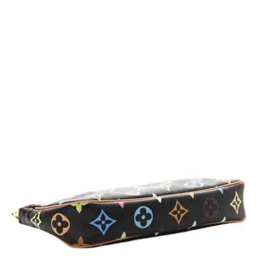 Louis Vuitton Monogram Multicolour Pochette Accessories Black - Image 9