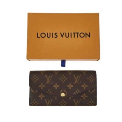 Louis Vuitton Monogram Sarah Wallet Coquelicot