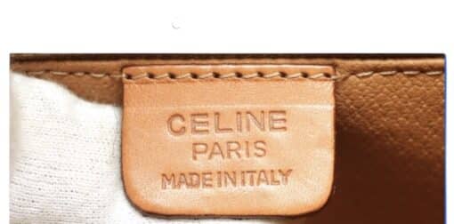 CELINE Vintage Macadam Canvas Shoulder Bag - Image 15