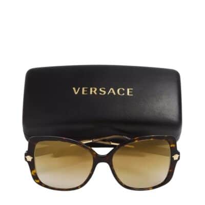 VERSACE Ladies Butterfly-frame Acetate Sunglasses