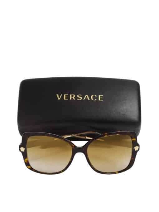 VERSACE Ladies Butterfly-frame Acetate Sunglasses