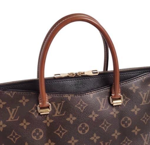 Louis Vuitton Monogram Pallas MM Black/Brown Shoulder Bag - Image 7
