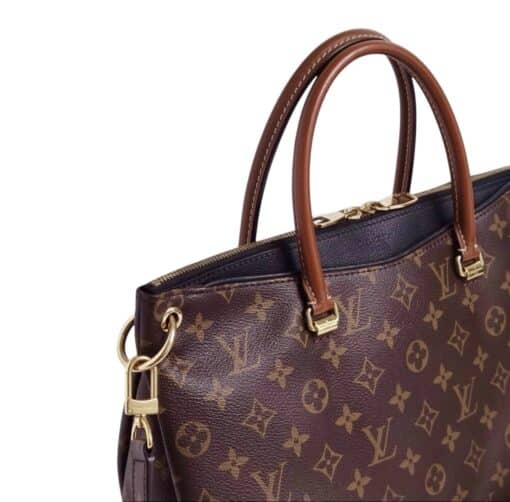 Louis Vuitton Monogram Pallas MM Black/Brown Shoulder Bag - Image 3