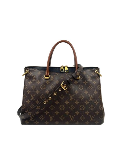 Louis Vuitton Monogram Pallas MM Black/Brown Shoulder Bag - Image 8