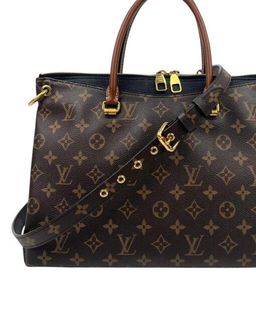 Louis Vuitton Monogram Pallas MM Black/Brown Shoulder Bag - Image 11