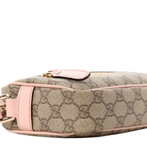 GUCCI GG Plus Monogram Small Shoulder Crossbody Bag Pink. - Image 4