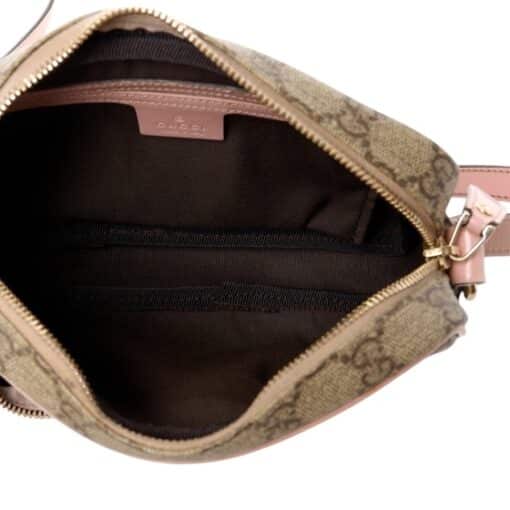 GUCCI GG Plus Monogram Small Shoulder Crossbody Bag Pink. - Image 5