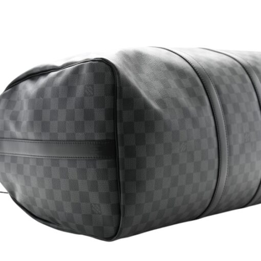 Louis Vuitton Damier Graphite Keepall Bandouliere 55. - Image 11