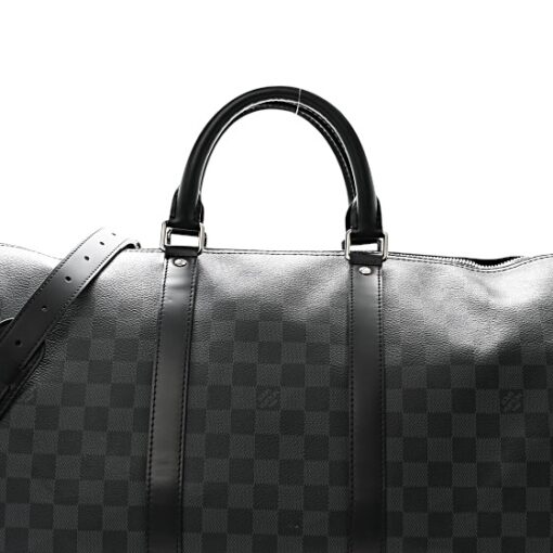 Louis Vuitton Damier Graphite Keepall Bandouliere 55. - Image 2