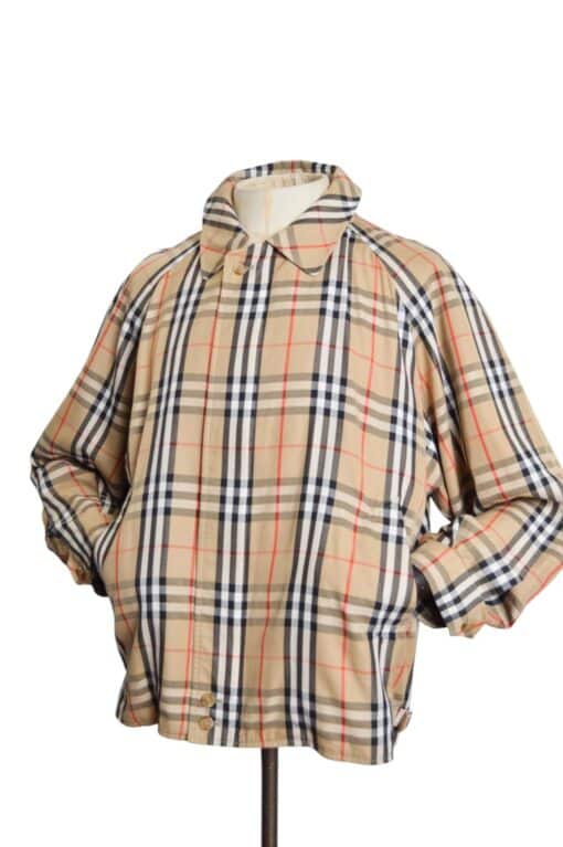 Burberry Vintage Unisex Nova Check Burberry Tartan Harrington Bomber Jacket circa 1980 (Medium) - Image 3