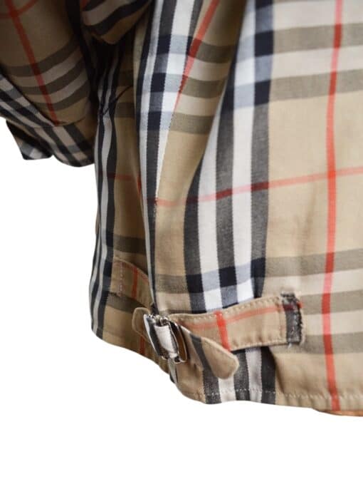 Burberry Vintage Unisex Nova Check Burberry Tartan Harrington Bomber Jacket circa 1980 (Medium) - Image 8