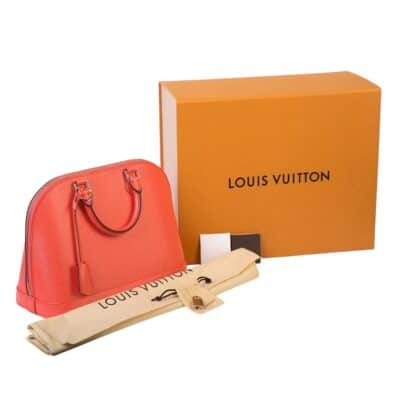 Louis Vuitton Orange Epi Alma PM