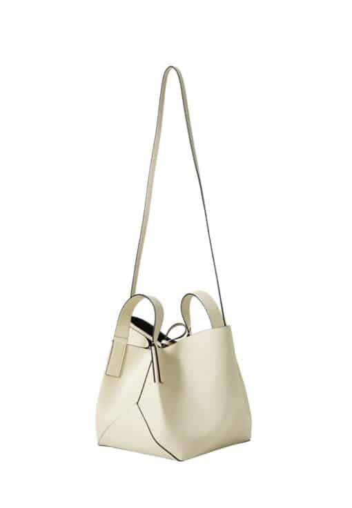 Victoria Beckham W11 Mini Tote Bag In Ivory Leather - Image 4
