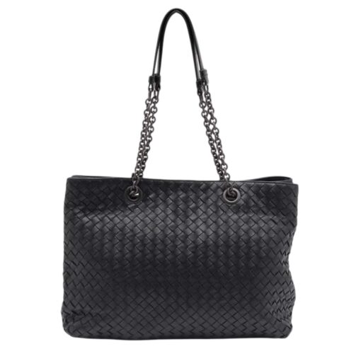 BOTTEGA VENETA Nappa Intrecciato Black Tote Bag