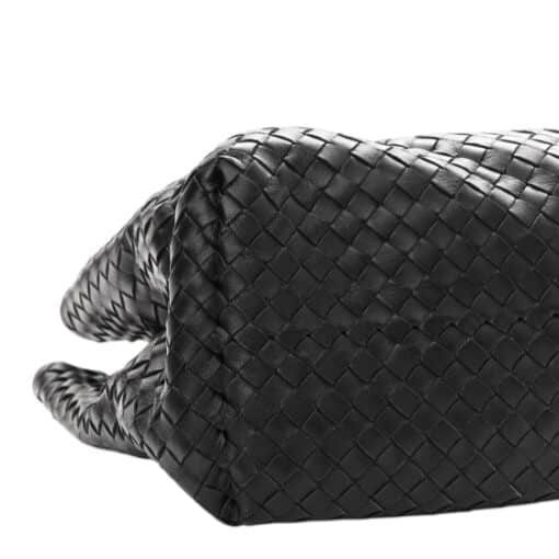 BOTTEGA VENETA Nappa Intrecciato Black Tote Bag - Image 15
