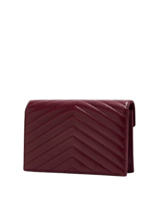 SAINT LAURENT Cassandre Envelope Wallet on Chain - Image 2