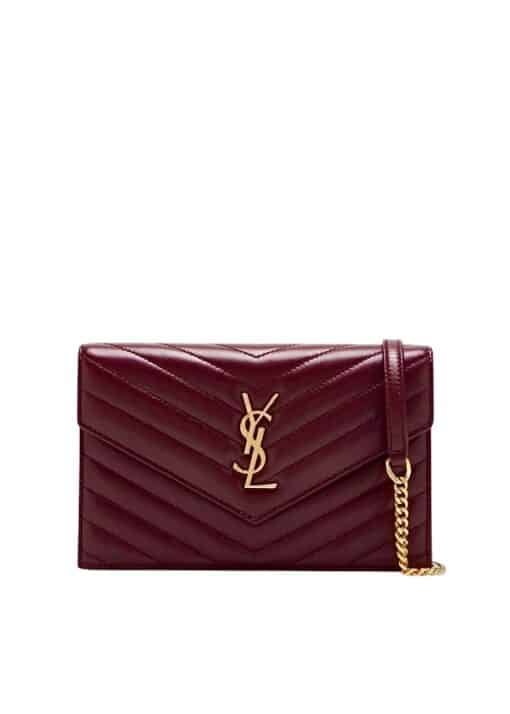 SAINT LAURENT Cassandre Envelope Wallet on Chain - Image 4