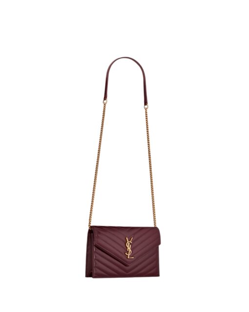 SAINT LAURENT Cassandre Envelope Wallet on Chain - Image 7
