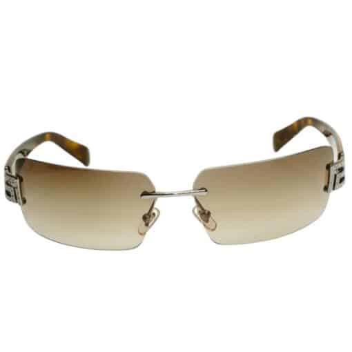 Versace Vintage Shield Tinted Sunglasses - Image 9