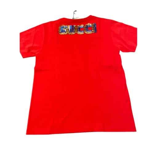 GUCCI Maison De L'amour T-Shirt In Red (Size S) - Image 6