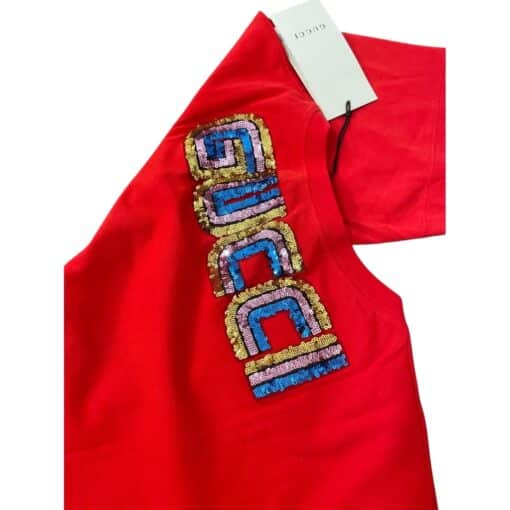GUCCI Maison De L'amour T-Shirt In Red (Size S) - Image 7