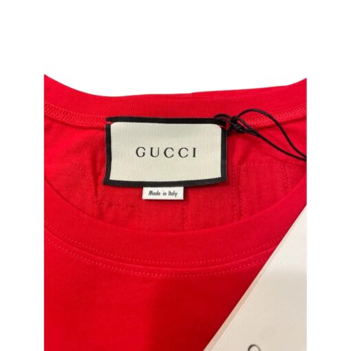 GUCCI Maison De L'amour T-Shirt In Red (Size S) - Image 8