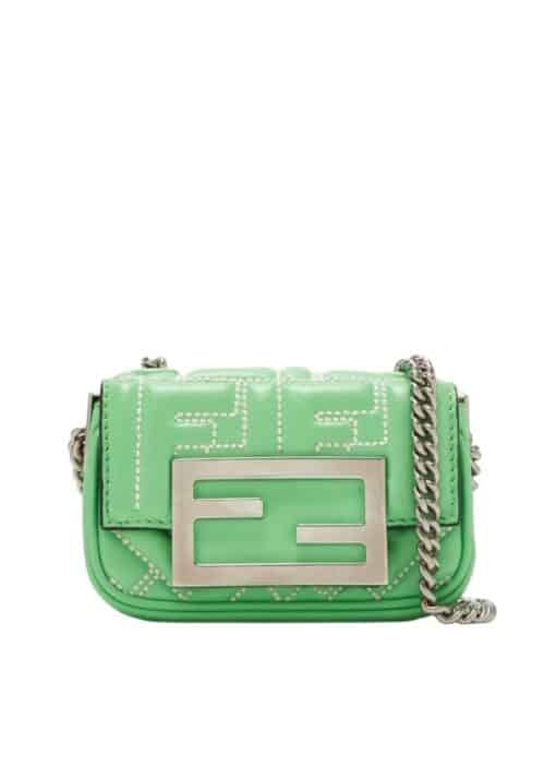 FENDI Nano Baguette Shoulder/ Crossbody Bag. - Image 7