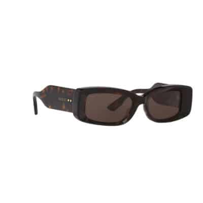 GUCCI Rectangular-frame Sunglasses Tortoise.