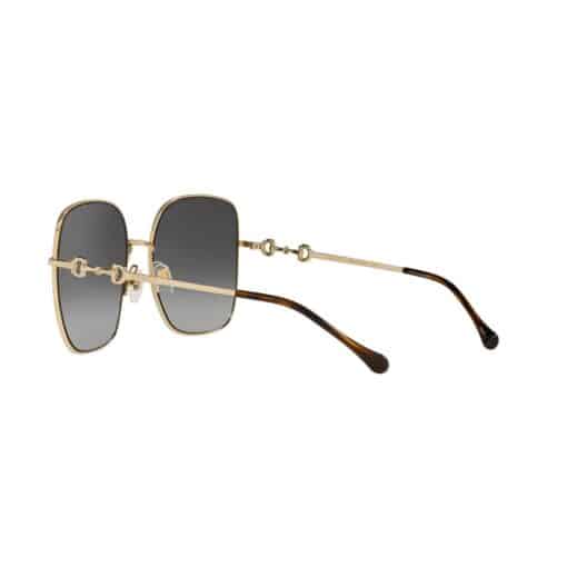 Gucci Ladies Horsebit-Embellished Oversized Sunglasses. - Image 4