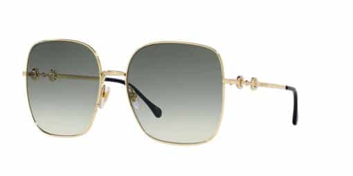 Gucci Ladies Horsebit-Embellished Oversized Sunglasses.