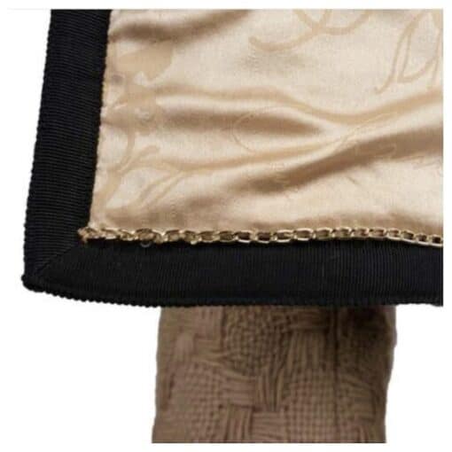 Chanel Brown Woven Wool Round Neck Jacket (Size 50) - Image 7