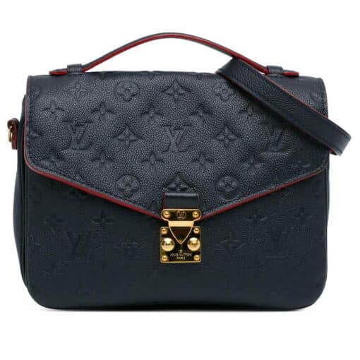 Louis Vuitton Empreinte Pochette Metis Marine Rouge - Image 11