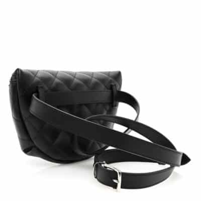CHANEL Calfskin Quilted Bumbag Bag in Black