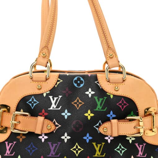 Louis Vuitton Monogram Multicolor Claudia Black. - Image 4