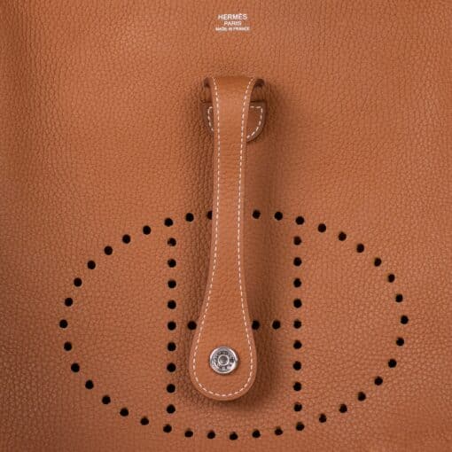 Hermes Taurillon Clemence Leather Evelyne III PM Bag Crossbody - Image 2