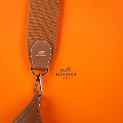 Hermes Taurillon Clemence Leather Evelyne III PM Bag Crossbody - Image 3