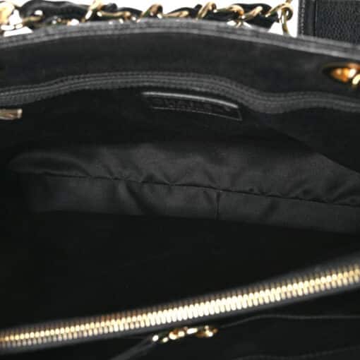 CHANEL Caviar Quilted Shopping Tote GST Black. - Image 4