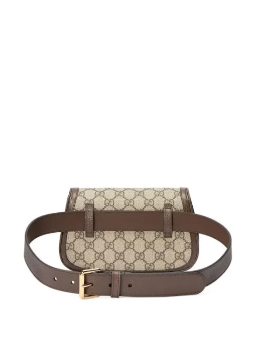 GUCCI GG Supreme Monogram Textured Dollar Calfskin Blondie Belt Bag - Image 5