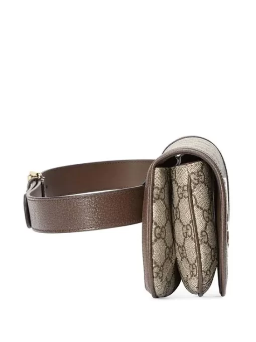 GUCCI GG Supreme Monogram Textured Dollar Calfskin Blondie Belt Bag - Image 6