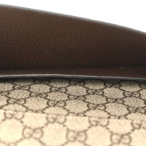 GUCCI GG Supreme Monogram Textured Dollar Calfskin Blondie Belt Bag Beige Ebony New Acero - Image 2