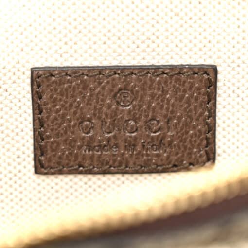 GUCCI GG Supreme Monogram Textured Dollar Calfskin Blondie Belt Bag Beige Ebony New Acero - Image 3