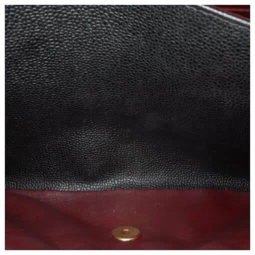 CHANEL Caviar Quilted Jumbo Double Flap Black - Image 9