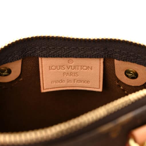 Louis Vuitton Monogram Nano Speedy Crossbody Bag - Image 3
