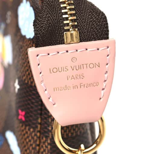 Louis Vuitton Damier Ebene 2020 Christmas Animation Big Wheel Mini Pochette Accessories Rose Ballerine - Image 2