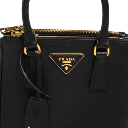 PRADA Galleria Saffiano Mini Leather Tote Bag - Image 2