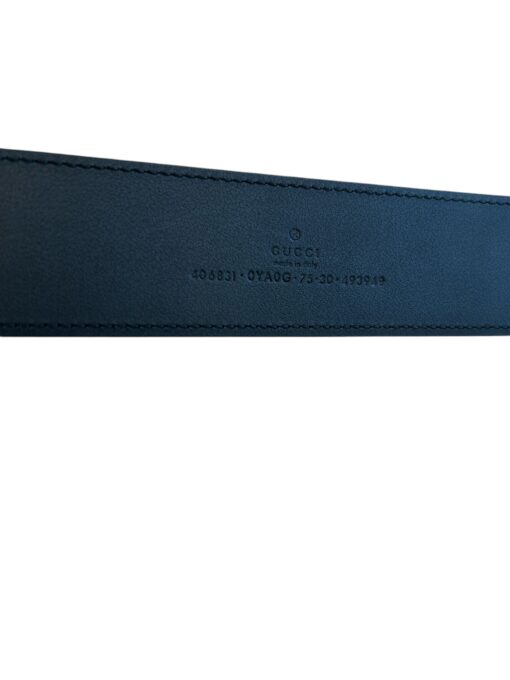 GUCCI GG Marmont Black Belt (Size 75 cm) - Image 2