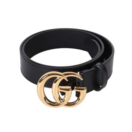 GUCCI GG Marmont Black Belt (Size 75 cm) - Image 5