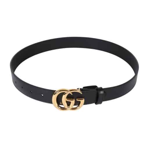 GUCCI GG Marmont Black Belt (Size 75 cm) - Image 7