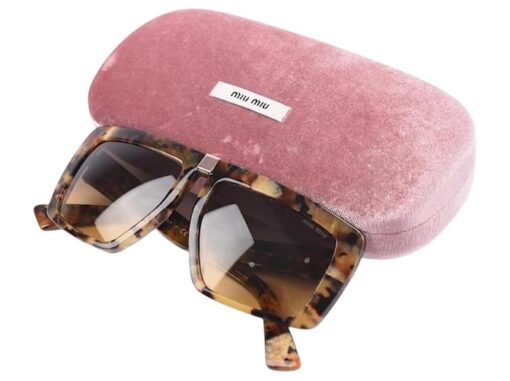 Miu Miu Square Gradient Ladies Sunglasses