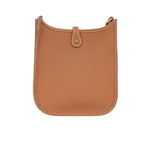 HERMES Taurillon Clemence Evelyne TPM Gold. - Image 6